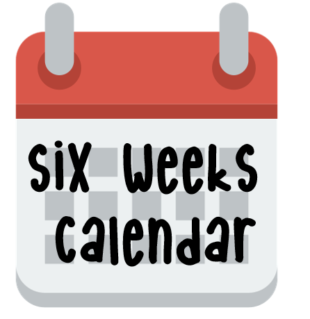 4th Six Weeks Calendar